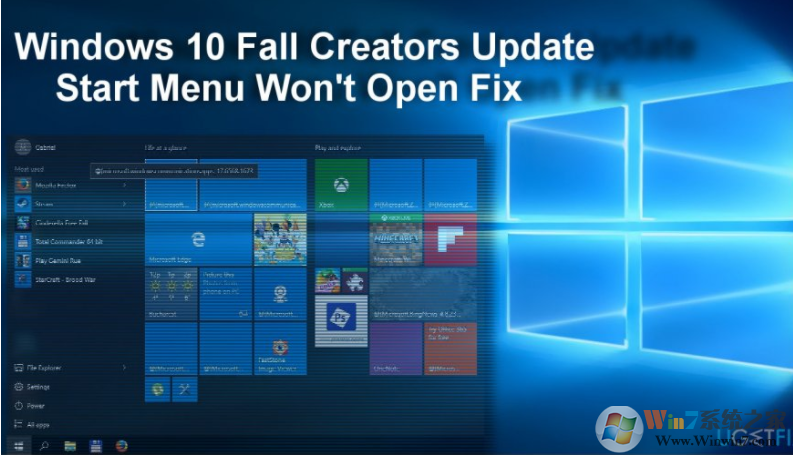從“創(chuàng)建者更新”安裝開(kāi)始菜單被破壞