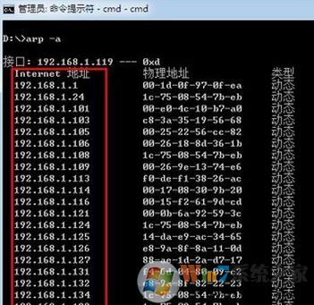 查看ip地址命令是什么?win7系統(tǒng)查看本機(jī)ip的命令