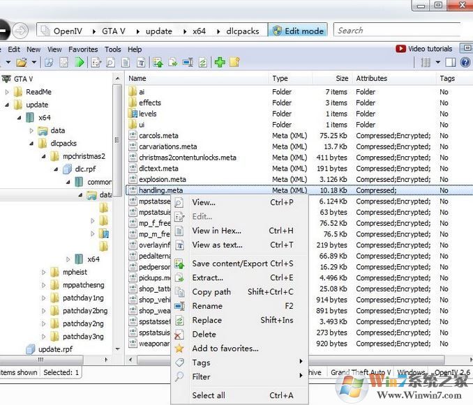 openiv怎么用？winwin7教你gta5怎么用openiv