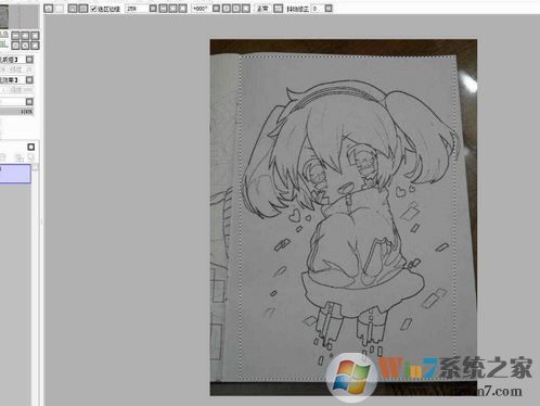 sai勾線筆刷怎么用？教你sai勾線筆刷提取線稿的方法