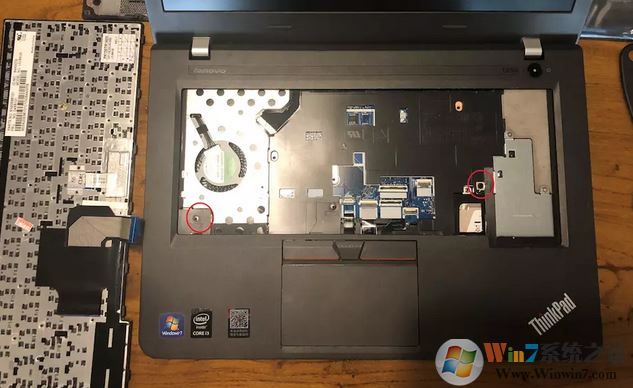 thinkpad e450c換電池怎么換？thinkpad e450 拆電池教程
