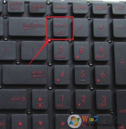 筆記本電腦的數(shù)字鍵盤不能用?win7系統(tǒng)電腦數(shù)字鍵盤失靈解決方法