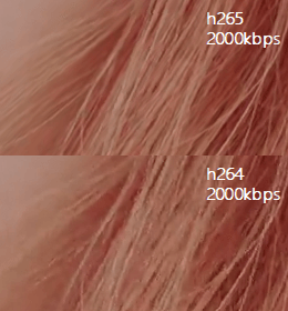 相同比特率畫質比較 相同比特率畫質比較