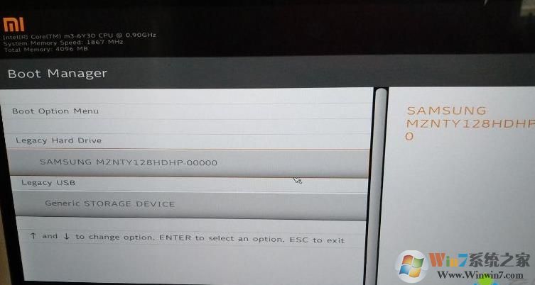 小米筆記本裝Win7 BIOS設置+U盤啟動教程