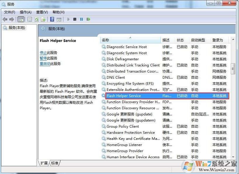 Win7系統(tǒng)徹底關閉Adobe Flash Player(中國版)自動更新方法