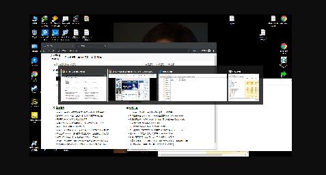 Win10設(shè)置使用Alt+Tab時(shí)自動(dòng)隱藏已經(jīng)打開的項(xiàng)目,只顯示桌面