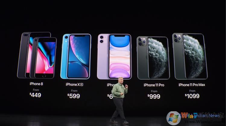 蘋(píng)果推出iPhone11/Pro/Max價(jià)格最低售價(jià)5499元起