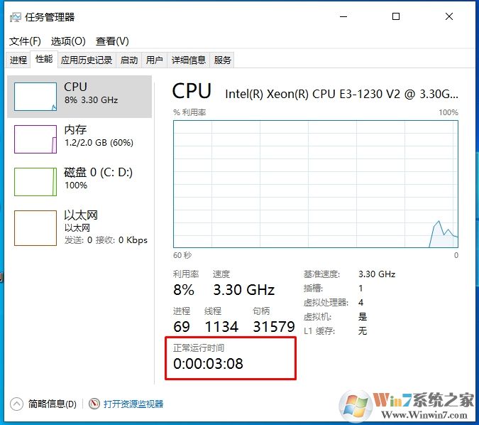 Win10電腦查看運(yùn)行時間的方法(查看電腦使用時間)