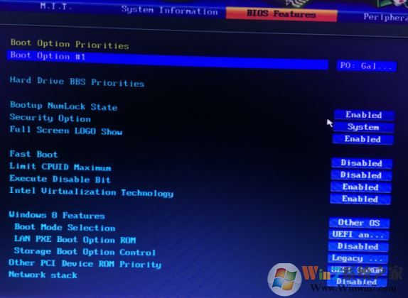 技嘉BIOS中英文對照表(超詳細中英文圖片)