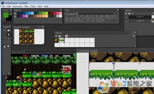 像素畫生成器下載_PyxelEdit 像素畫生成器V0.2.22c 綠色免費版