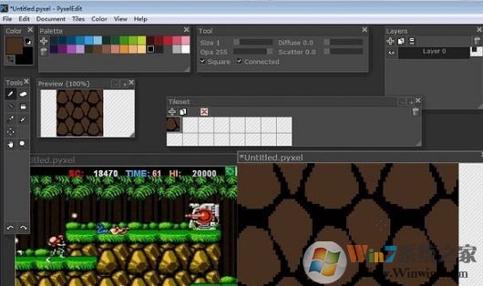 像素畫生成器下載_PyxelEdit 像素畫生成器V0.2.22c 綠色免費版