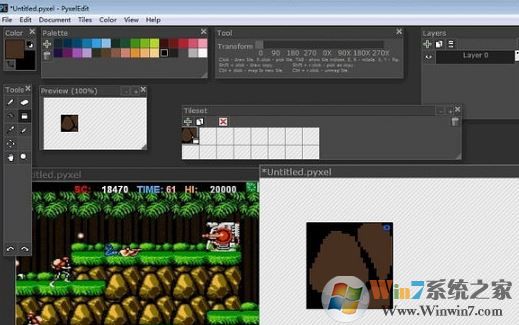 像素畫生成器下載_PyxelEdit 像素畫生成器V0.2.22c 綠色免費版