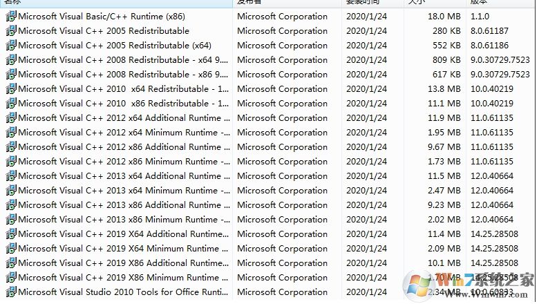 VC++運(yùn)行庫合集包完整版[國外版]v20200603