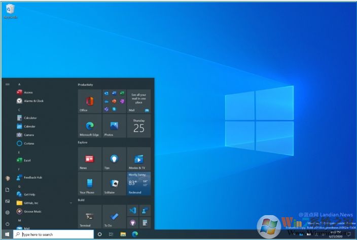 Win10新版開始菜單發(fā)布:刪除動態(tài)磁貼換成主題感知磁貼