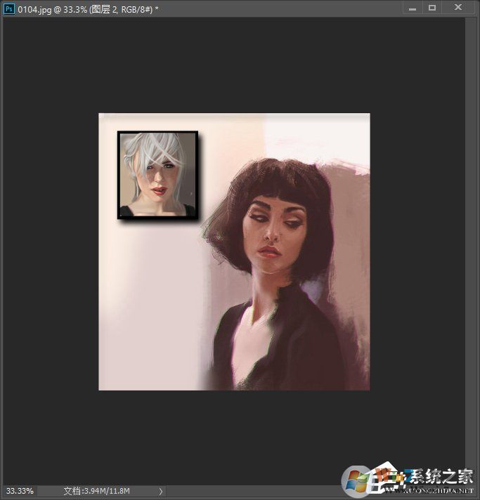 超實(shí)用！怎么讓兩張照片“合二為一”—ps教程