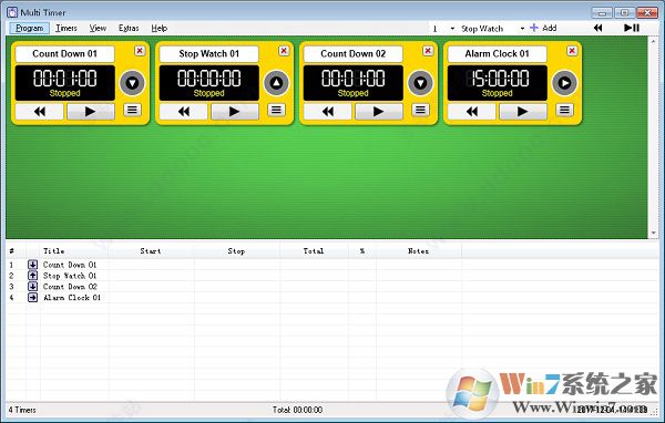 計(jì)時器下載_MultiTimer多功能計(jì)時器綠色破解版