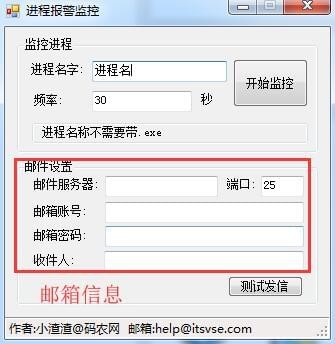進程報警監(jiān)控