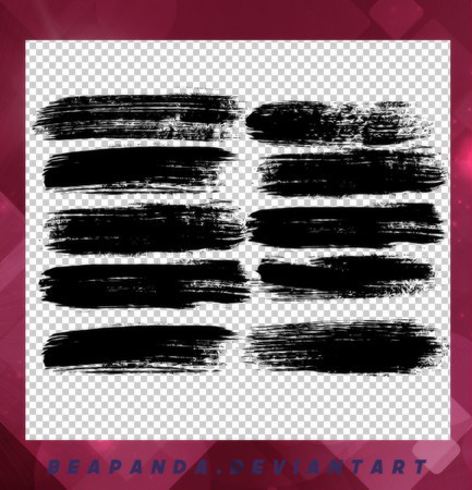 PS中國風(fēng)墨跡筆觸筆刷