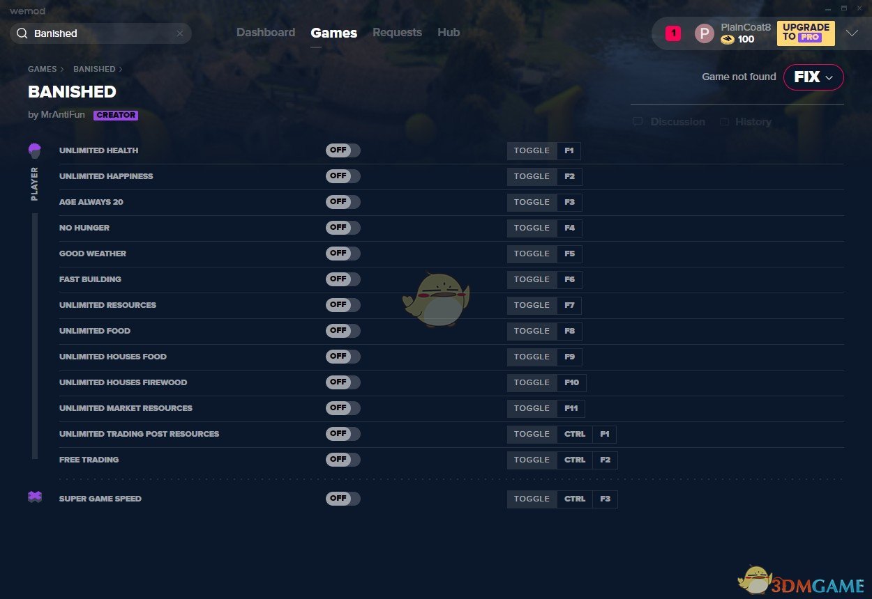 放逐之城修改器風(fēng)靈月影|放逐之城十四項修改器v2021.6