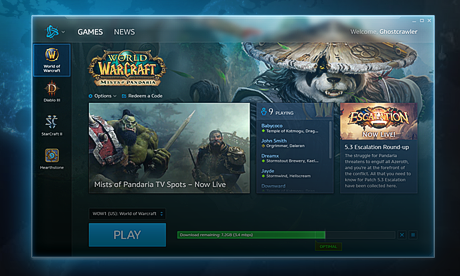 暴雪戰(zhàn)網(wǎng)游戲?qū)?zhàn)平臺