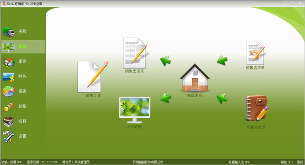 Excel進(jìn)銷存 V3.38 專業(yè)版