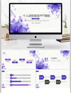 工作總結(jié)述職報告PPT模板(6款精美范本)