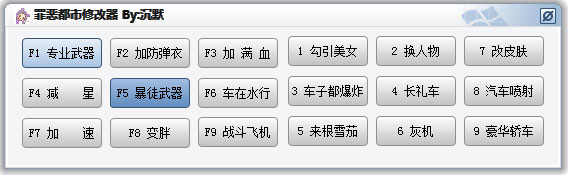 罪惡都市修改器+18 V1.0 綠色版