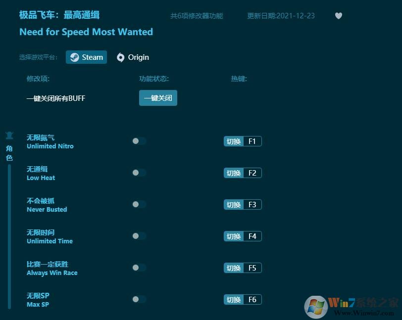 極品飛車最高通緝六項(xiàng)修改器 風(fēng)靈月影版