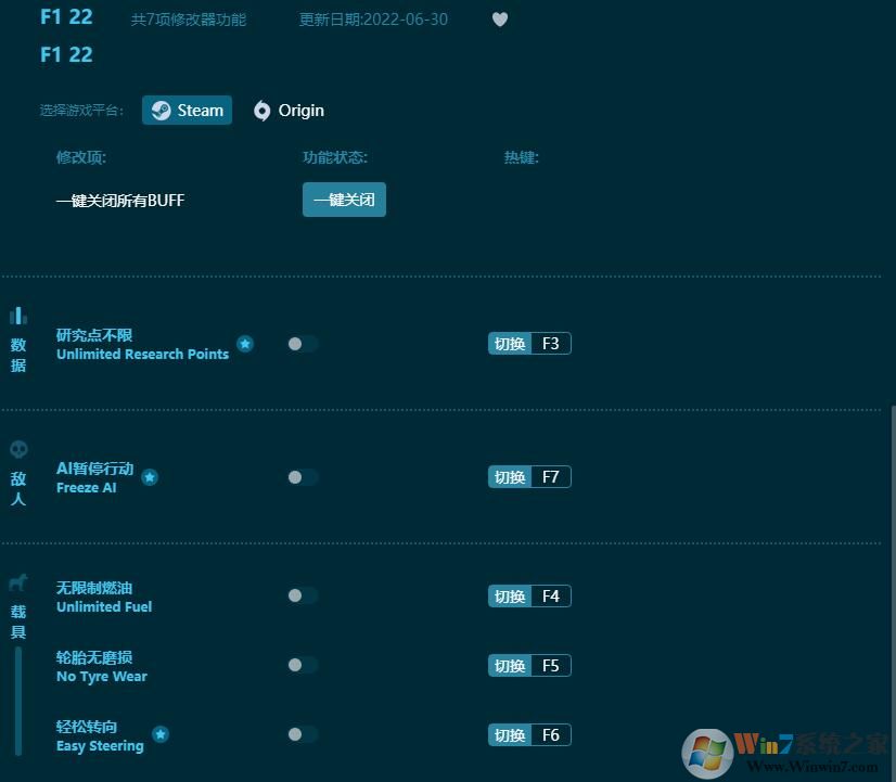 F1賽車2022七項修改器