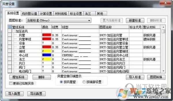 風(fēng)管設(shè)置