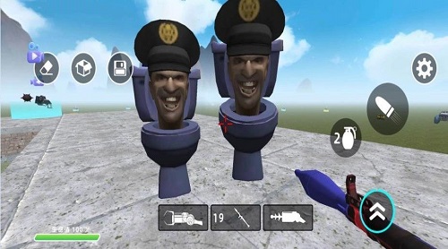 冬天冰凍機器人