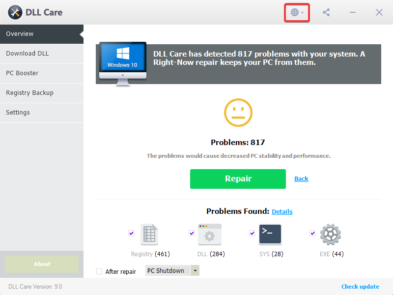DLL Care(DLL修復工具)中文版