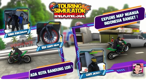印尼摩托車(chē)模擬器