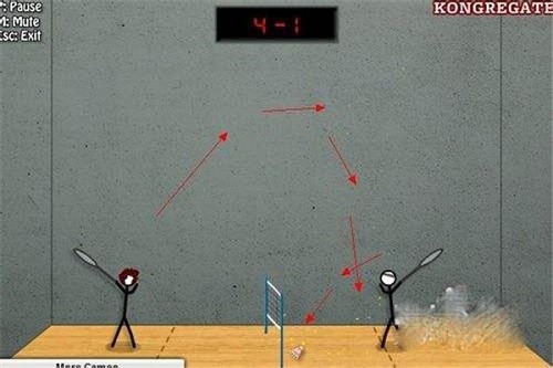 火柴人打羽毛球手機(jī)版