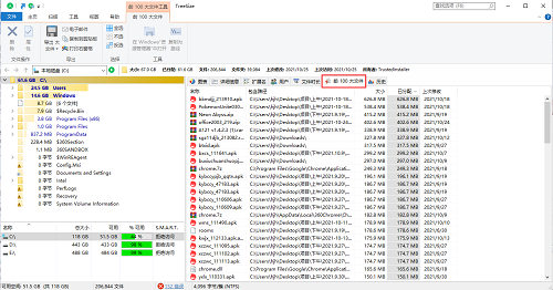 treesize(磁盤空間分析管理工具)