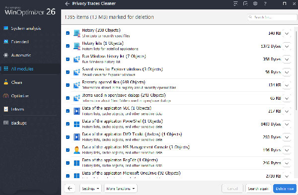 Ashampoo WinOptimizer