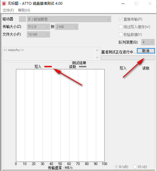 ATTO磁盤基準(zhǔn)測試