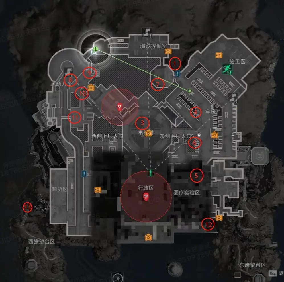 三角洲行動潮汐監(jiān)獄地圖全解析