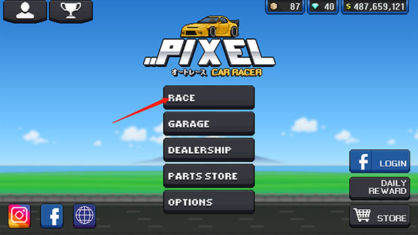 像素賽車手(Pixel Car Racer)