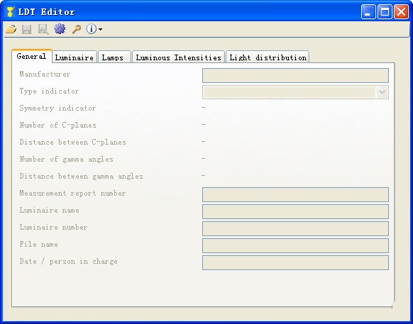 LDT文件編輯器_LDT Editor(燈具參數(shù)編輯軟件)綠色版