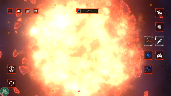 星球爆炸模擬器2D