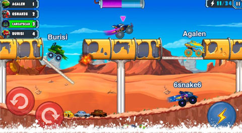 瘋狂車吃車4內(nèi)置菜單無敵版