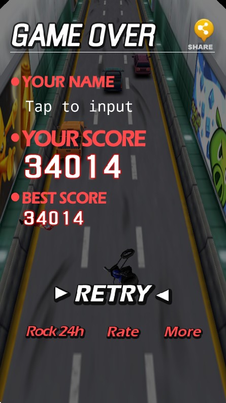 極速摩托內(nèi)置菜單版