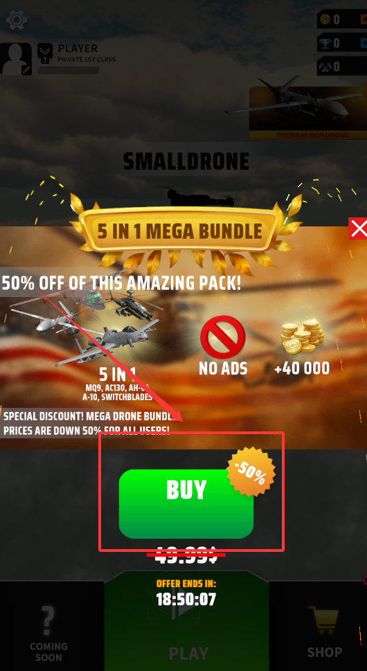 無人機(jī)打擊軍事戰(zhàn)爭(DroneAttackSRP)中文版