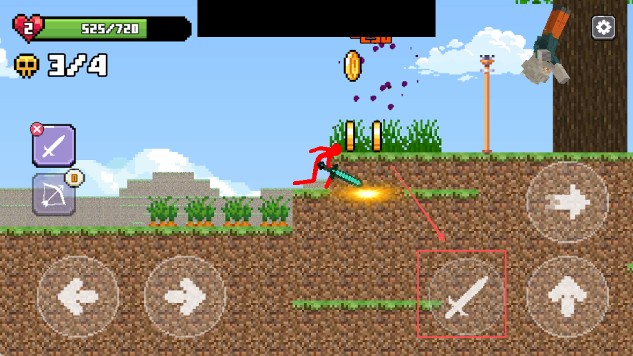 火柴人對(duì)決工藝冒險(xiǎn)(Stick Craftman)漢化版