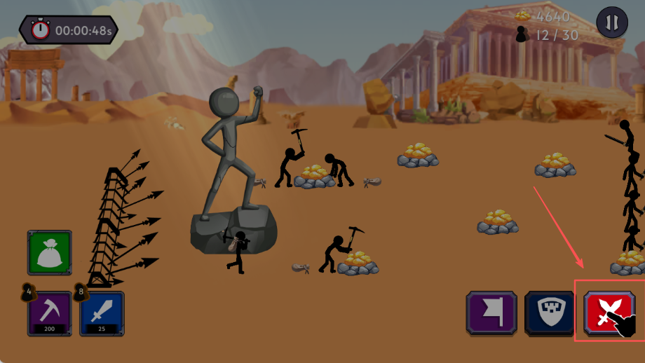 火柴人之戰(zhàn)2帝國戰(zhàn)爭(Stickman Battle 2)漢化版