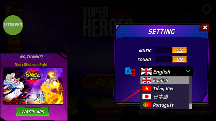 火柴人超級(jí)英雄戰(zhàn)爭(zhēng)(Stickman Superhero)中文版