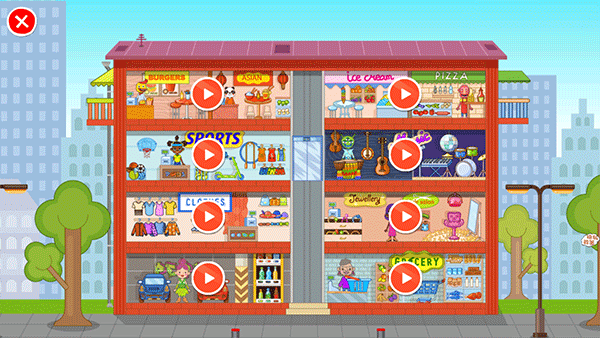 櫻花小鎮(zhèn)學(xué)校(Pepi Super Stores)漢化版