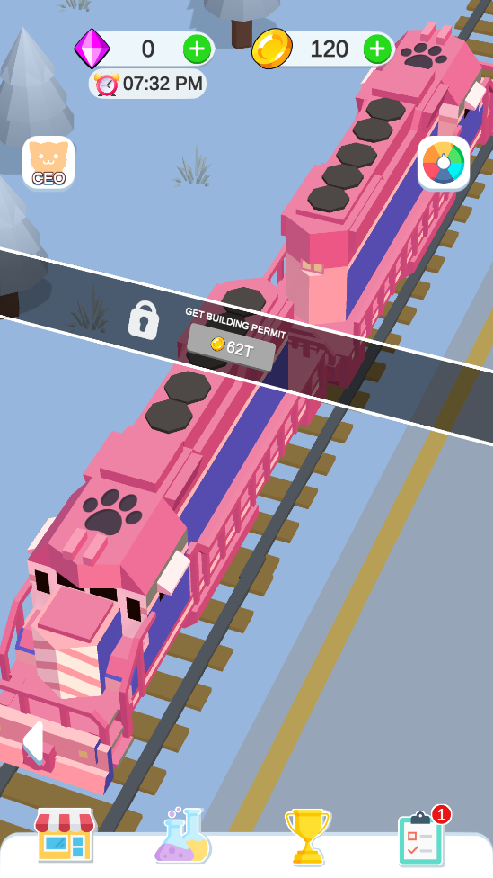 貓咪火車(chē)大亨(Cat Train Tycoon)內(nèi)購(gòu)版