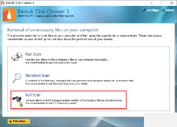 Baisvik Disk Cleaner